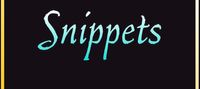 Snippets? More like snips yet?